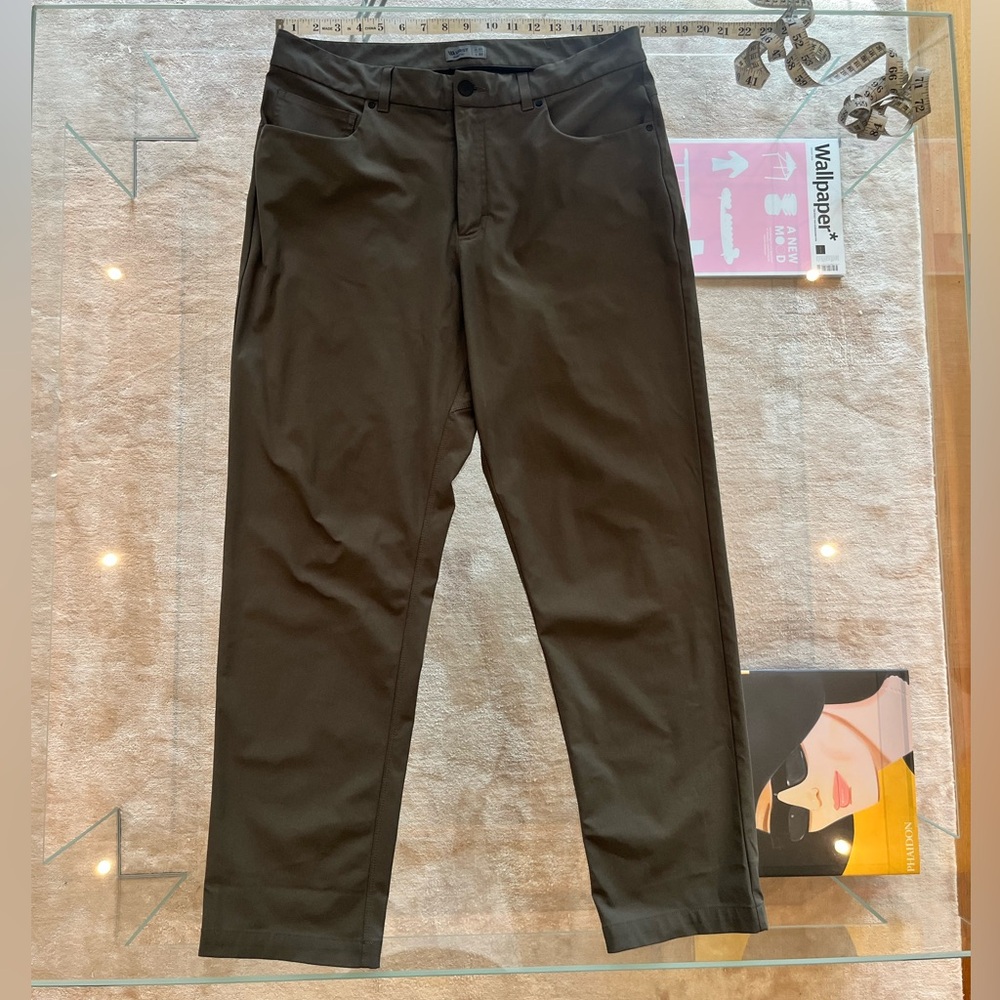 Classic Men's Grey Athletic Chinos W35 L32